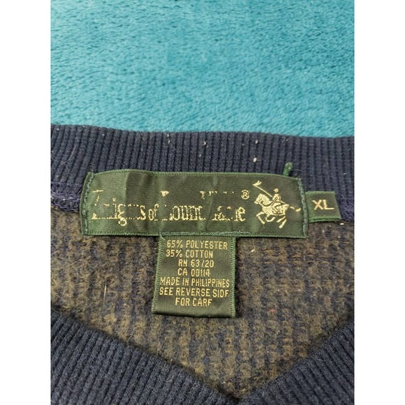 Vintage Knights of the Round Table Mens Long Sleeve Sweater Extra Large Logo - Picture 3 of 7